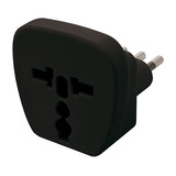 Adaptador Universal 10a 250v 2p Negro Lexo