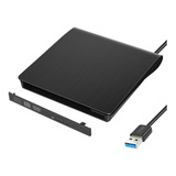 Leitor Gravador Drive Dvd Cd Externo Cabo Usb 3.0 Portátil