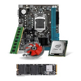 Kit Pl Mãe H61+proc. I3 3220+mem. 8gb Ddr3+cooler+m.2 256gb