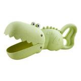 Cucharita De Arena Para Niños Estilo Dinosaurio Color Verde.