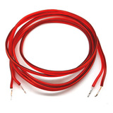 Cabo 2m P/ Caixa De Som Fio Solto Vermelho P/ Receiver 2,5mm