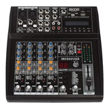 Consola Mixer Moon De 6 Canales Mc602usb