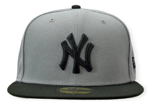 New York Yankees New Era Gorra Gris-negro 100% Original