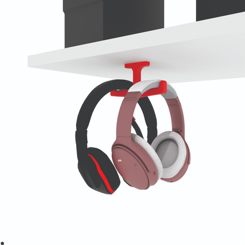 Soporte Ancla Para 2 Auriculares Con Adhesivo 3m Gamer Greek