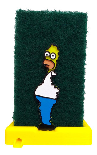 Porta Esponja Homero Simpson Kit Completo