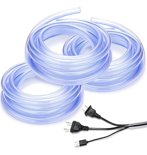 3 Fundas Flexibles De Pvc Para Cable De 0.079pulgadade Groso