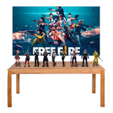 Kit Festa Free Fire Display + Painel 150x100cm