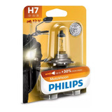 Lámpara Philips H7 Motovision Moto 12v 55w 30% + Luz