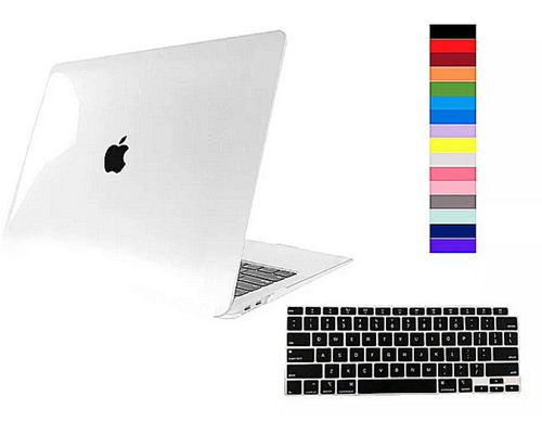 Kit Case Capa Macbook Air Pro M1 13 15 + Protetor Teclado