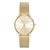 Relógio Ax-armani Exchange Aço Inoxidável Ax5536b1 Cor Da Correia Dourado Cor Do Bisel Dourado Cor Do Fundo Dourado