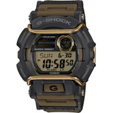 Relógio Casio G-shock Gd-400-9dr Cor Da Correia Cáqui Cor Do Bisel Preto Cor Do Fundo Cáqui