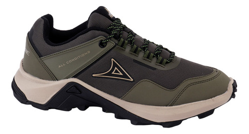 Tenis Deportivo Pirma Verde Militar Para Hombre 1306