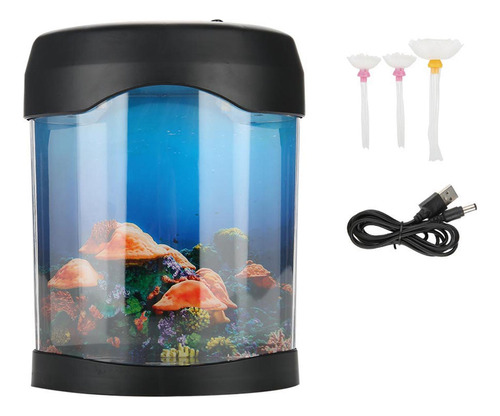 Escritorio Usb Mood Aquarium, Minipecera, Led, Color