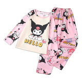 Pijama Kuromi Hello Kitty Rosa Niña Bonita  Personajes 