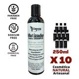 Shampoo Matizador Violeta Natural Plata 250ml Mayoreo (10pz)