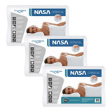 Kit 3 Travesseiros Nasa Cervical Viva Conforto