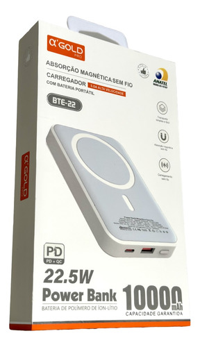 Carregador Portátil Power Bank Original Anatel 10000mah Usb