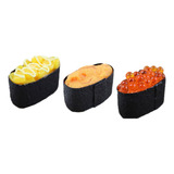 3 Piezas De Simulación De Sushi Falso, Onigiri, Decoración E