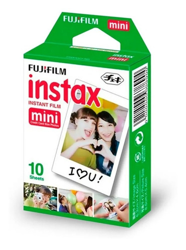 Rollo Pack 10 Fotos Instax Mini 8 9 10 Original Fuji Papel