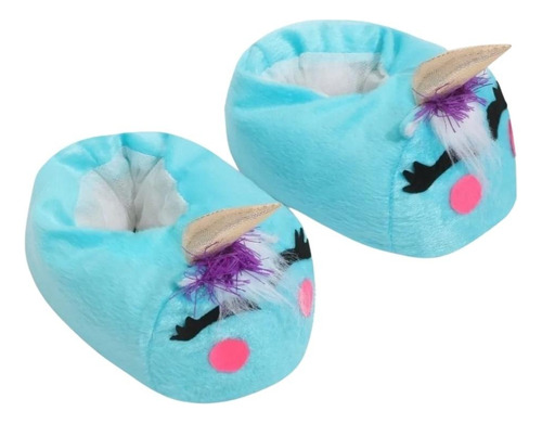 Pantufa Pelúcia Infantil Modelo 3d Confortável - Visca