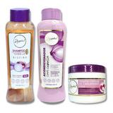 Kit De Cebolla Anyeluz Shampoo + Acondicio + Terapia Capilar