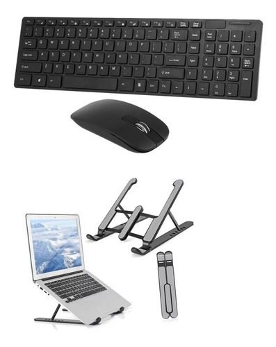 Kit Para Notebook Samsung Teclado + Mini Mouse Slim +suporte