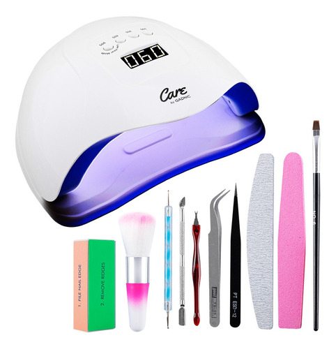 Cabina Para Uñas Gadnic Cablm29 80 W Manicura Doble Uv Color