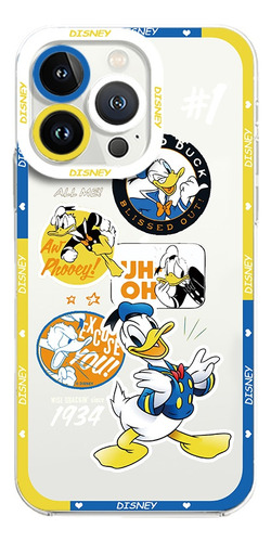 Funda De Teléfono Donald Duck Para iPhone 15, 14, 13, 12, 11
