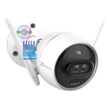 Cámara Ezviz Ip Wifi 24hs Color 2mp Doble Lente + Sd 16gb