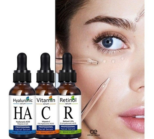 Set Vitamina C/ Retinol / Hialu - mL a $2033