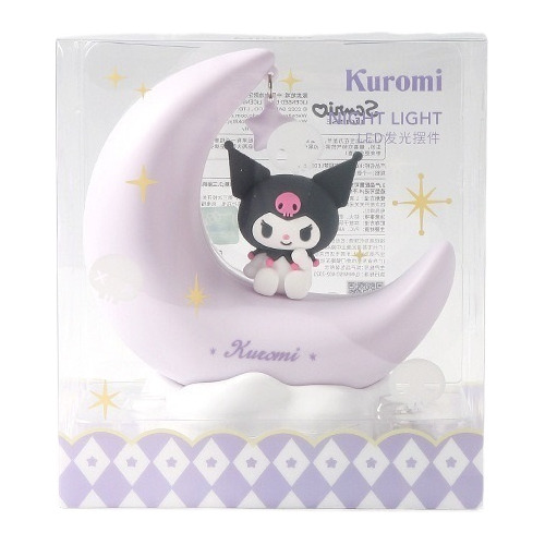 Lámpara Nocturna Kawaii Con Forma De Luna Kuromi Cinnamoroll