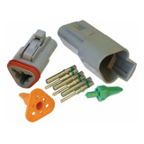 Kit Conector Deutsch Serie Dt 3 Pines