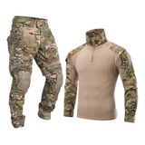 Uniforme Tactico Militar Completo Pantalon + Camisa Airsoft