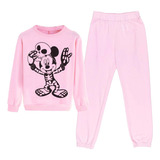 Conjunto De Sudadera Y Pans De Niñe Mickey Mouse Dia De Muer