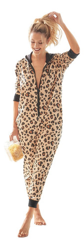 Pijama Mono Mujer Invierno Animal Print - Sweet Victorian