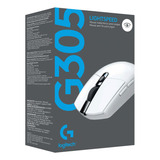 Mouse Gaming Inalámbrico Logitech G305 Ligthspeed - Blanco