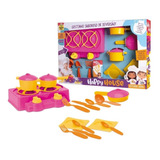 Conjunto Cozinha Infantil Kitchen Show Fogão E Utensílios 