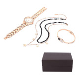 Conjunto De Joyas Para Mujer  Reloj  Pulsera  Collar [u]