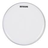 Parche Para Bombo Bateria 22 PuLG Blanco Liso Capa Simple