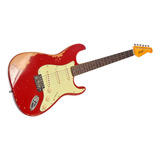 Guitarra Seizi Relic Strato Shinobi Case - Relic Fiesta Red