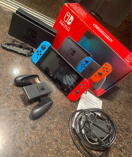 Videogame Nintendo Switch Modelo V2 Neon 32 Gb