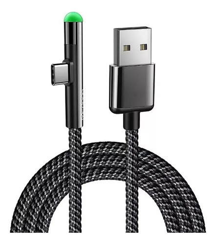 Mcdodo Cable Carga Rapida Tipo C Led Gamer 90º