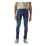 Jeans Hombre Bensimon Ramones Vintage Skinny Tiro Bajo 