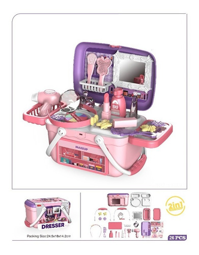 Juego Set De Maquillaje Niña 18 Piezas Juguete Educativo