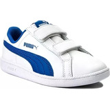 Puma Smash Fun L V Inf White Lapis Blue 36016313 Niño