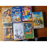 Lote 7 Vhs Películas Icónicas De Disney Y Otros.  Original