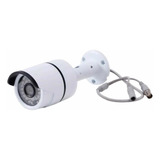 Camera Bullet 3.6mm Ir20m 720p Hd 1.3mp Ahd Cor Branco