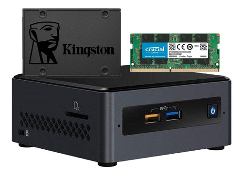 Mini Pc Intel Nuc Celeron J4005 Nuc7cjyh Ddr4 Hdmi 240gb 8gb