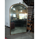 Espejo De Sala Antiguo Biselado Marco Bronce Labrado C 52103