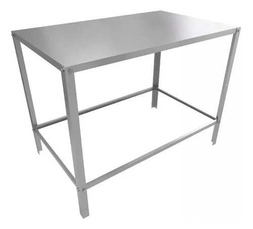 Mesa Aser Inox Industrial 0,92x0,53 Cozinha Fastfood Bancada